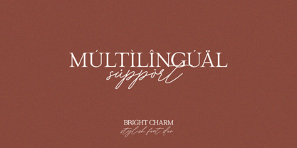 Bright Charm Font Poster 10