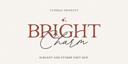 Bright Charm Font Poster 1