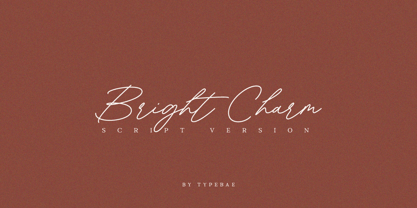Bright Charm Font Poster 2