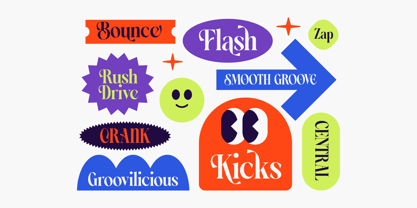 Blinky Kalmie Font Poster 4