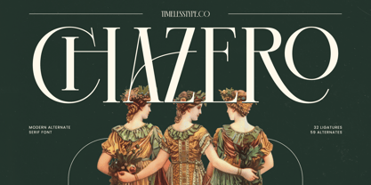 Chazero Font Poster 1