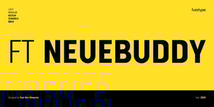 FT Neue Buddy Font Poster 1