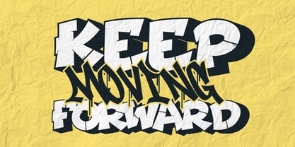 Jraot 3D Graffiti Font Poster 2