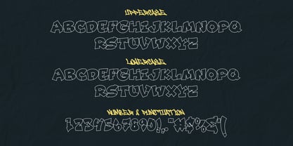 Jraot 3D Graffiti Font Poster 9
