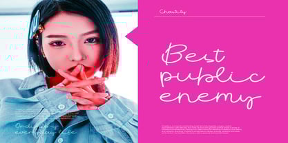 Chastity Font Poster 10