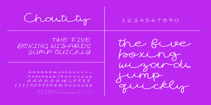 Chastity Font Poster 5