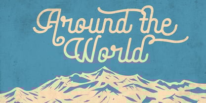 Travel Growth Duo Font Poster 3