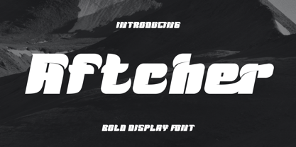 Aftcher Font Poster 1