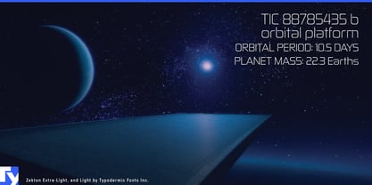 Zekton Font Poster 5