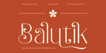 Hustle Batik Font Poster 8