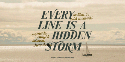 Bardguine Font Poster 7