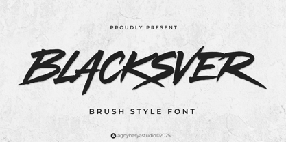 Blacksver Font Poster 1
