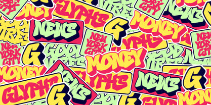 Guner Graffiti Font Poster 3