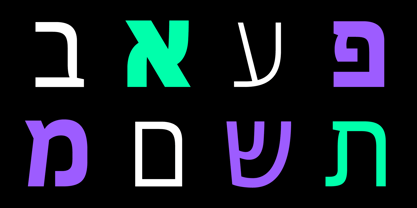 Adelle Sans Hebrew Font Poster 4