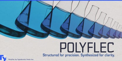 Polyflec Font Poster 1