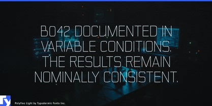 Polyflec Font Poster 6