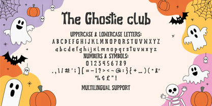 The Ghostie Club Font Poster 10