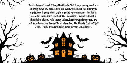 The Ghostie Club Font Poster 2