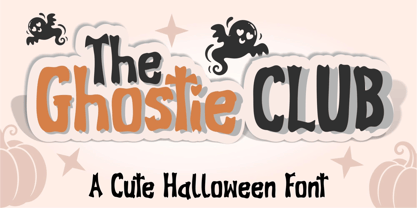 The Ghostie Club Font Poster 1