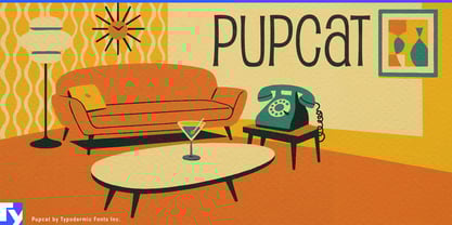 Pupcat Font Poster 1