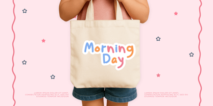 Twinkle Day Font Poster 7