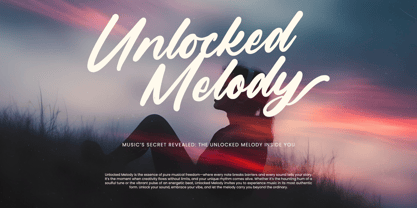 Mountain Silent Font Poster 8