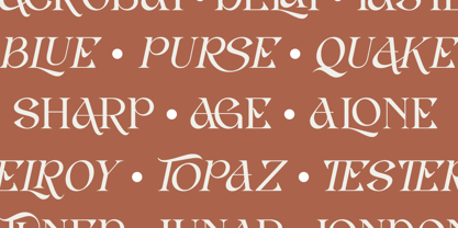 Lotus History Font Poster 3