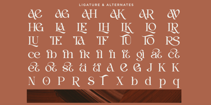 Lotus History Font Poster 12