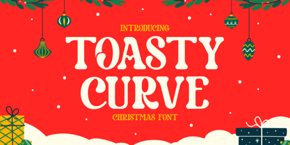 Toasty Curve Font Poster 1