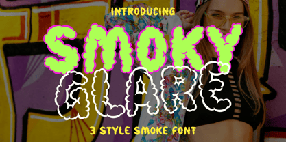 Smoky Glare Font Poster 1