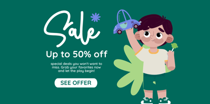 Kids Journey Font Poster 4