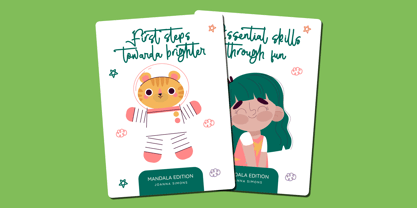 Kids Journey Font Poster 2