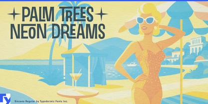 Sinzano Font Poster 5