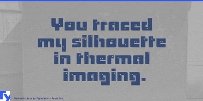 Romantic Jets Font Poster 4