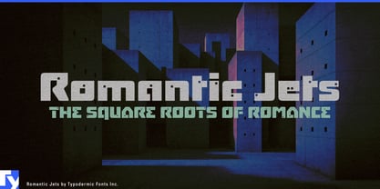 Romantic Jets Font Poster 1