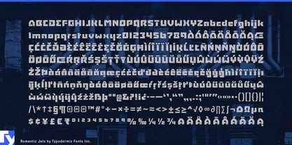 Romantic Jets Font Poster 7