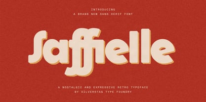SLTF Saffielle Font Poster 1