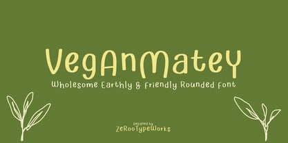 ZRTW Veganmatey Font Poster 1