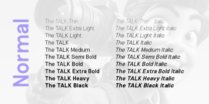 The Talk Font Poster 6