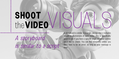 The Talk Font Poster 5