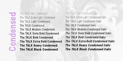 The Talk Font Poster 4