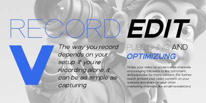 The Talk Font Poster 9