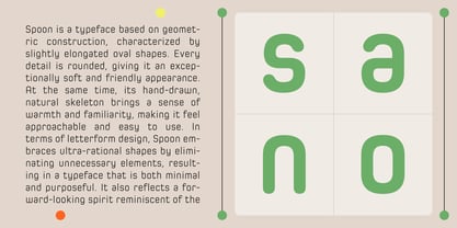 Spoon Font Poster 2