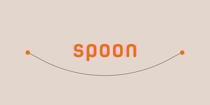Spoon Font Poster 1