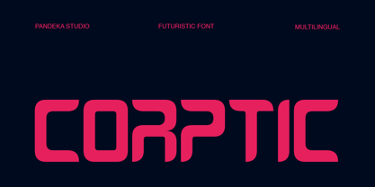 Corptic Font Poster 1