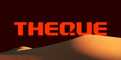 Theque Font Poster 1