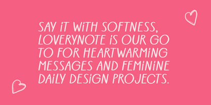 ZRTW Loverynote Font Poster 10