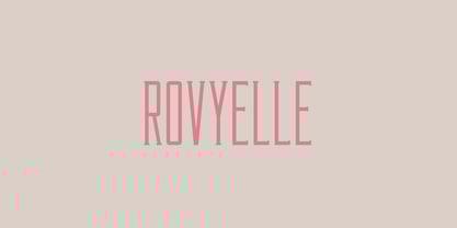 Rovyelle Font Poster 1