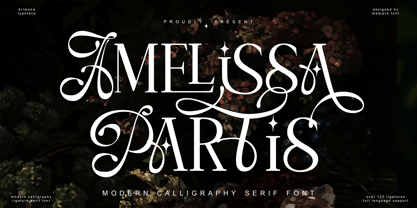 Amelissa Partis Font Poster 1