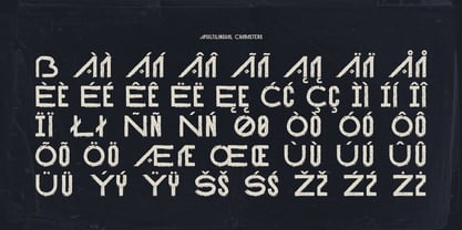 Burning Radfort Font Poster 11